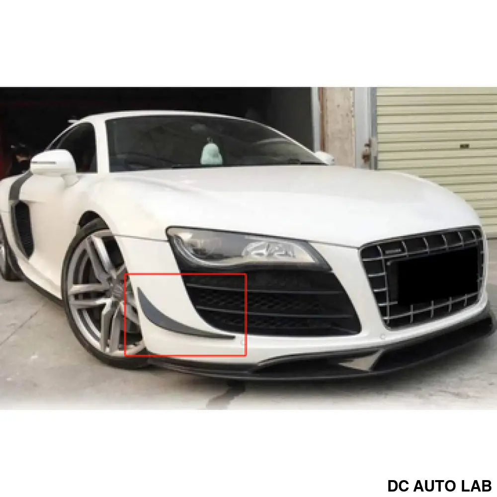 2008-2015 Audi R8 Carbon Fiber Front Canards | MK1 Gen 1 - Auto Parts