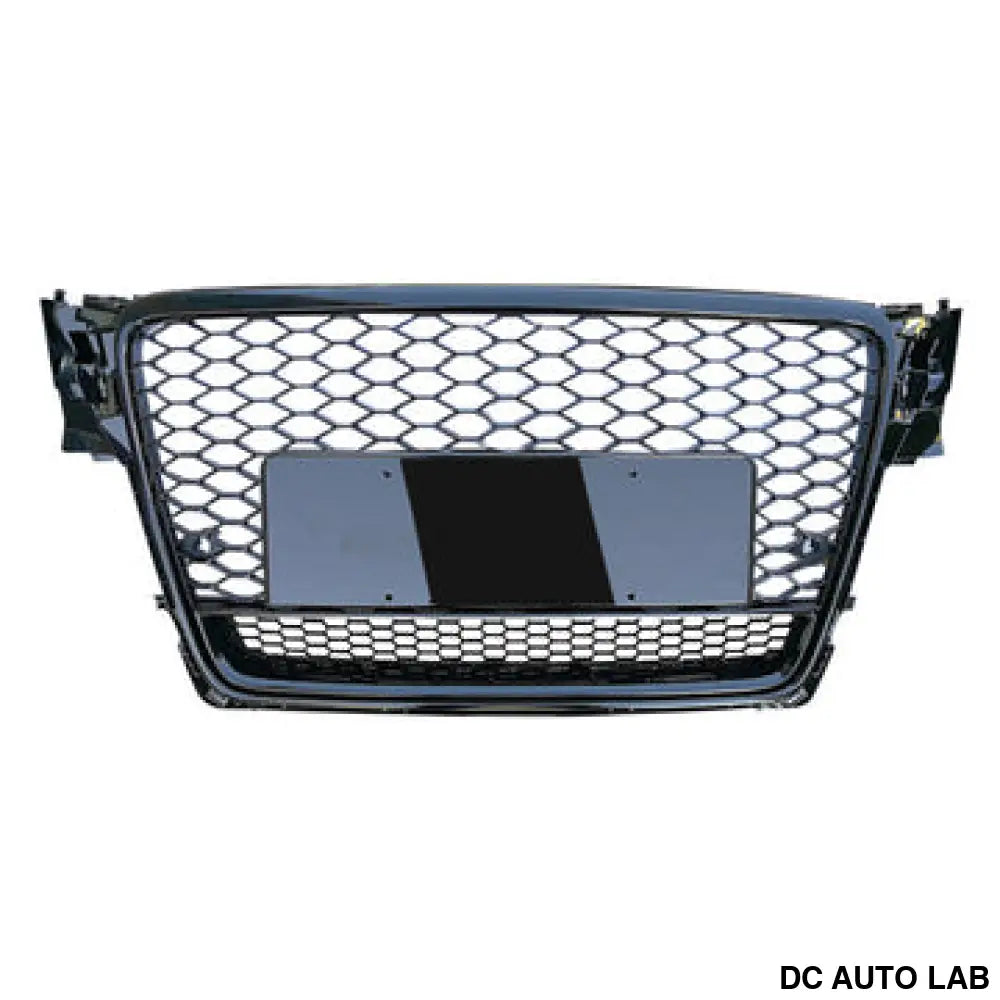 2009-2012 Audi RS4 Style Honeycomb Grille with Lower Mesh | B8 A4/S4 - Auto Parts