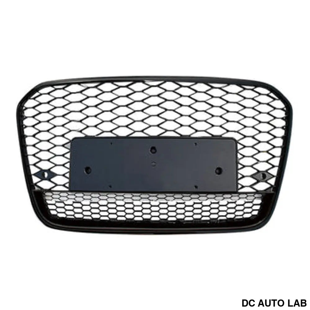 2012-2015 Audi RS6 Style Honeycomb Grille with Lower Mesh | C7 A6/S6 - Auto Parts