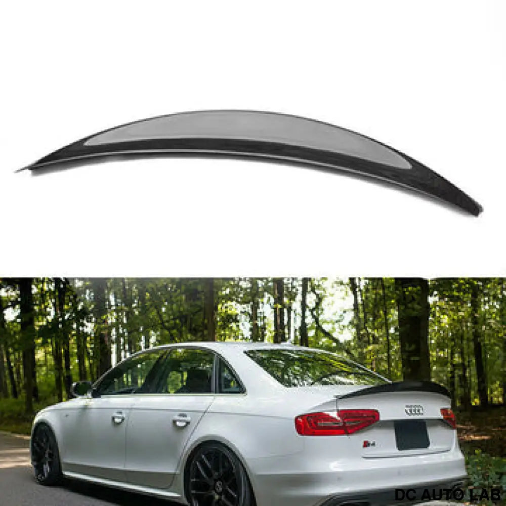 2013-2016 Audi S4 Ducktail Carbon Fiber Trunk Spoiler | B8.5 S4 - Auto Parts