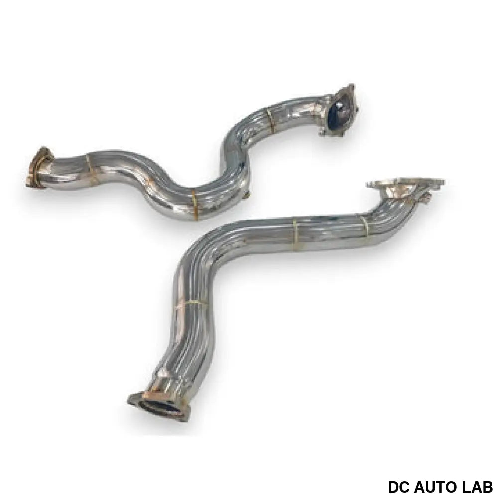 2013-2018 Audi RS6/RS7 Downpipes | C7/C7.5 RS6/RS7 - Yes Heat Shield / Racing Downpipe (No Cat) - Auto Parts