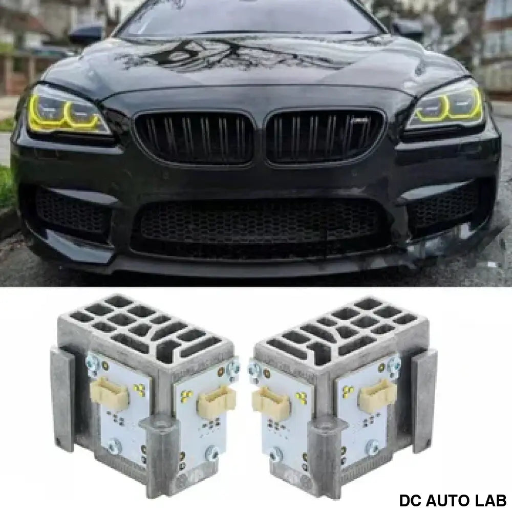 2013-2019 BMW 6-Series/M6 CSL Style Headlights Yellow DRL Modules | F06/F12/F13 - Auto Parts