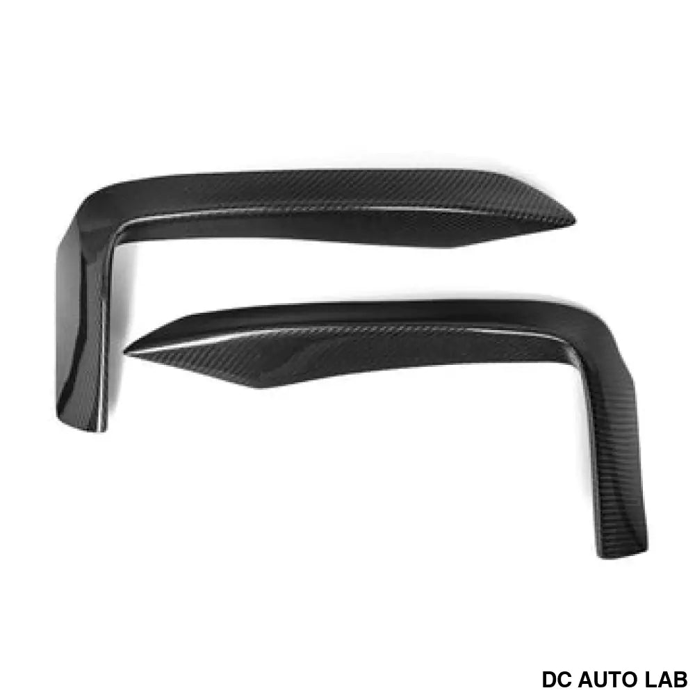 2014-2020 BMW 4-Series Carbon Fiber Upper Front Bumper Splitters | F32/F33/F36 - Auto Parts