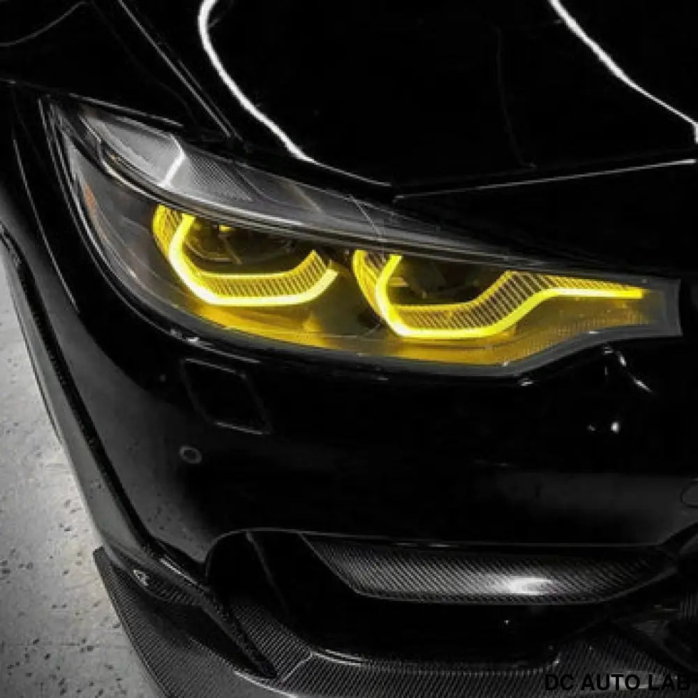 2014-2021 BMW M3/M4/4-Series CSL Style Headlights Yellow DRL Modules | F80/F82/F83/F32/F33/F36 - Auto Parts