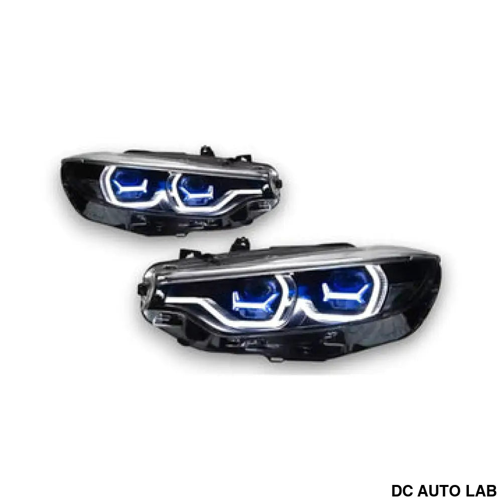 2014-2021 BMW M3/M4/4-Series Ikon X Style LCI Headlights | F80/F82/F83/F32/F33/F36 - Auto Parts