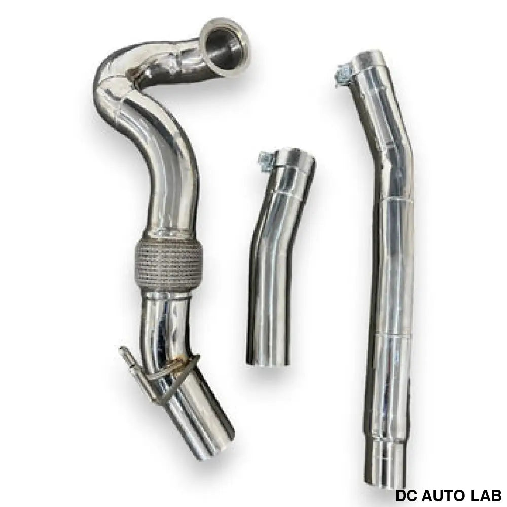 2016-2023 Audi TT/TTS Downpipe | MK3 TT/TTS - Yes Heat Shield / Racing Downpipe (No Cat) - Auto Parts