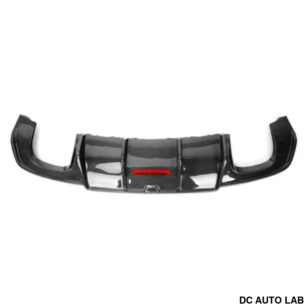 2017-2020 Audi A3/S3 Carbon Fiber KB Style Diffuser with LED Brake Light | 8V.5 A3/S3 - Auto Parts