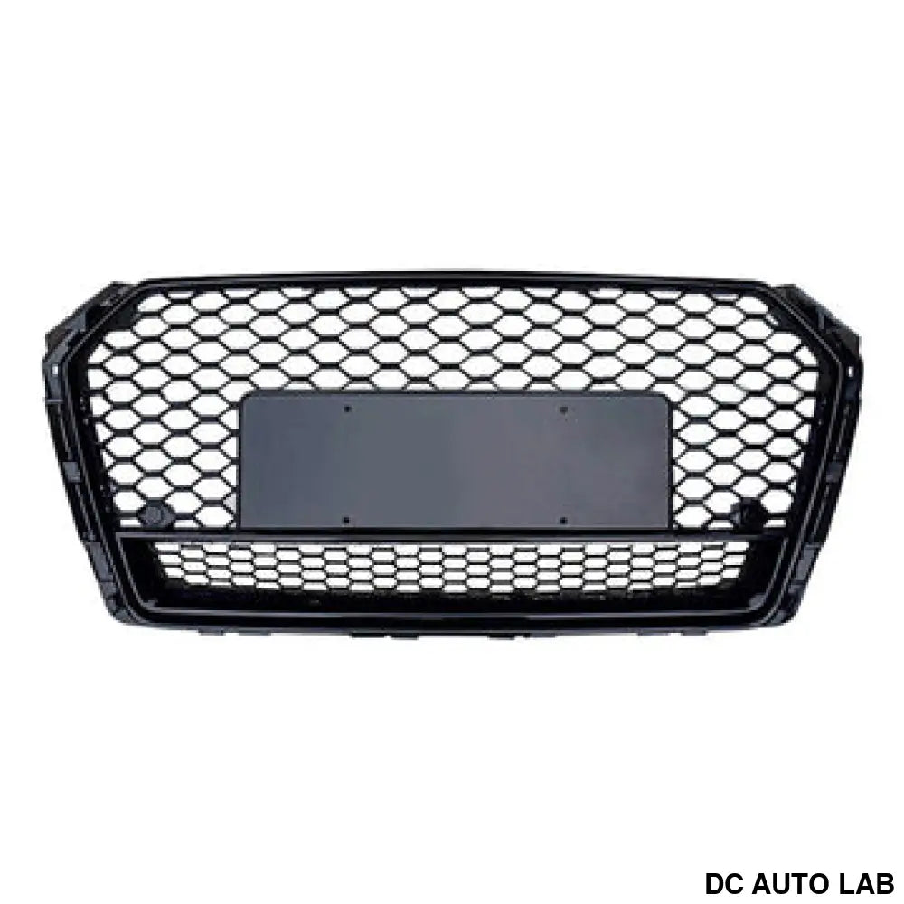 2017-2020 Audi RS4 Style Honeycomb Grille with Lower Mesh | B9 A4/S4 - Auto Parts