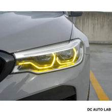 Load image into Gallery viewer, 2017-2023 BMW M5/5-Series CSL Style Headlights Yellow DRL Modules | F90/G30 - Auto Parts