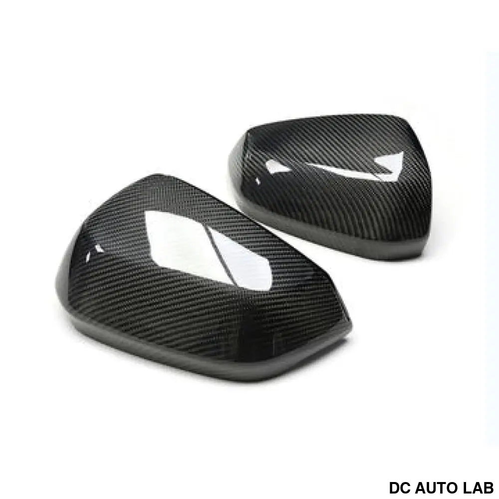 2018+ Audi Q3/SQ3/RSQ3 Carbon Fiber Mirror Caps | F3 Q3/SQ3/RSQ3 - Auto Parts