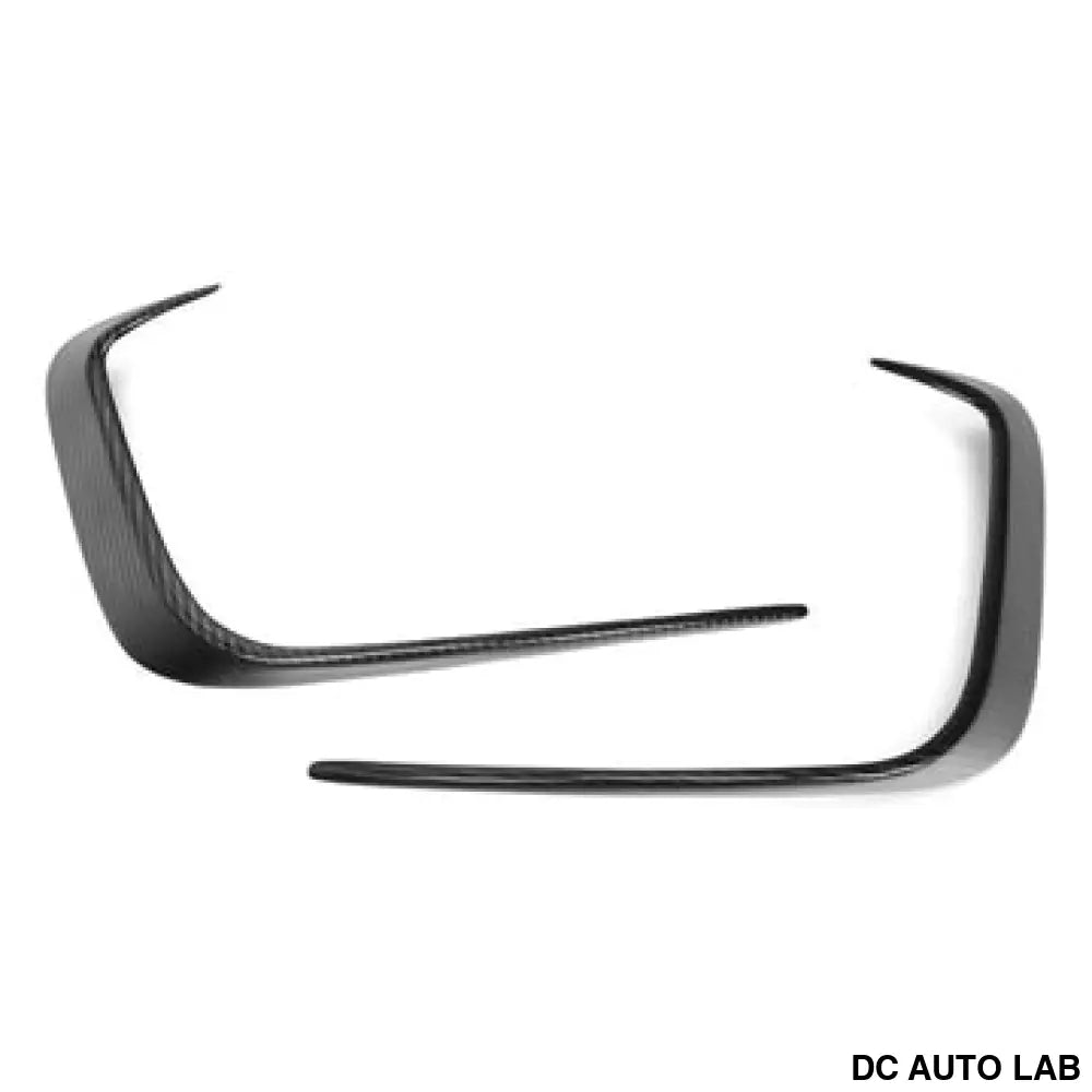 2019-2022 BMW 3-Series Carbon Fiber Rear Bumper Splitters | G20 - Auto Parts