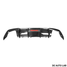 Load image into Gallery viewer, 2019-2022 BMW 3-Series Carbon Fiber Rear Diffuser with LED Brake Light | G20 320i 330i - Auto Parts