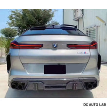 Load image into Gallery viewer, 2019-2023 BMW X6M Carbon Fiber LD Style Rear Diffuser with LED Lights | F96 - Auto Parts