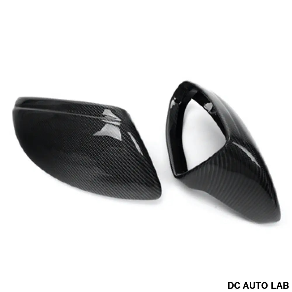 2019+ Audi A6/S6/RS6 Carbon Fiber Mirror Caps | C8 A6/S6/RS6 - Auto Parts