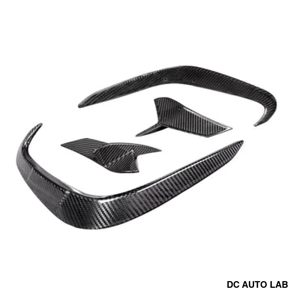 2019+ BMW 8-Series Carbon Fiber Rear Bumper Canards | G14/G15/G16 - Auto Parts