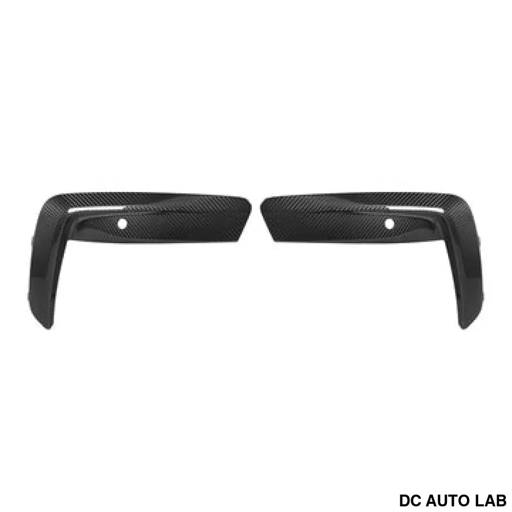 2019+ BMW M8 Carbon Fiber Upper Front Bumper Splitters | F91/F92/F93 - Auto Parts
