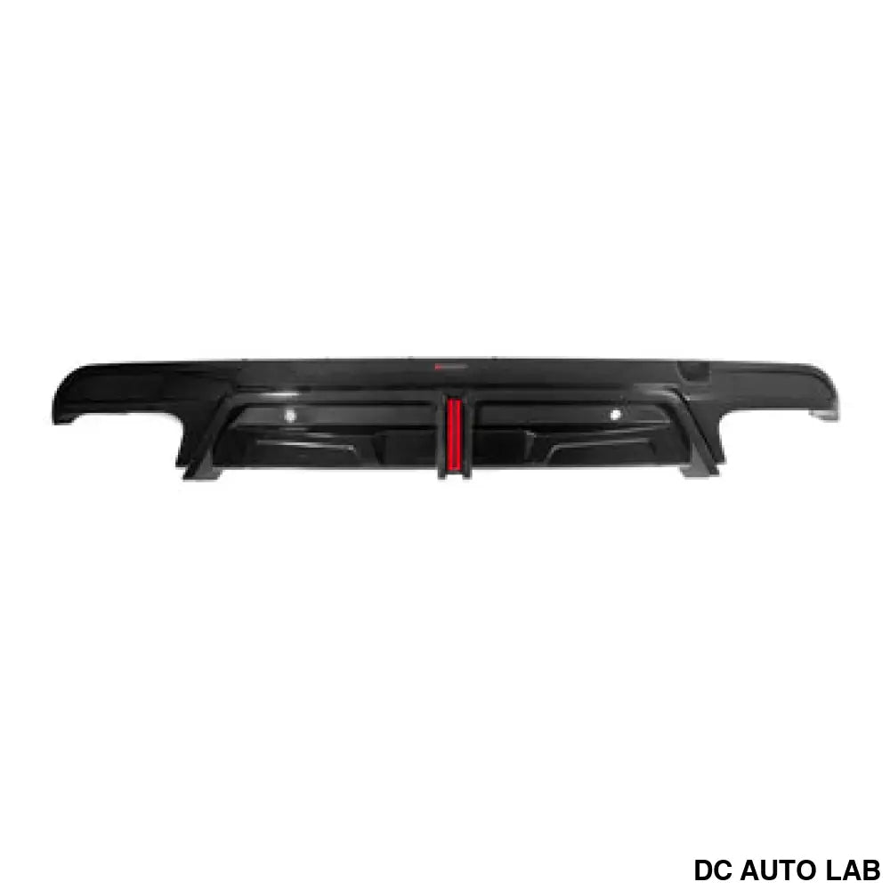 2019+ BMW X5M/X6M Carbon Fiber Rear Diffuser with Brake Light | F95/F96 - Auto Parts