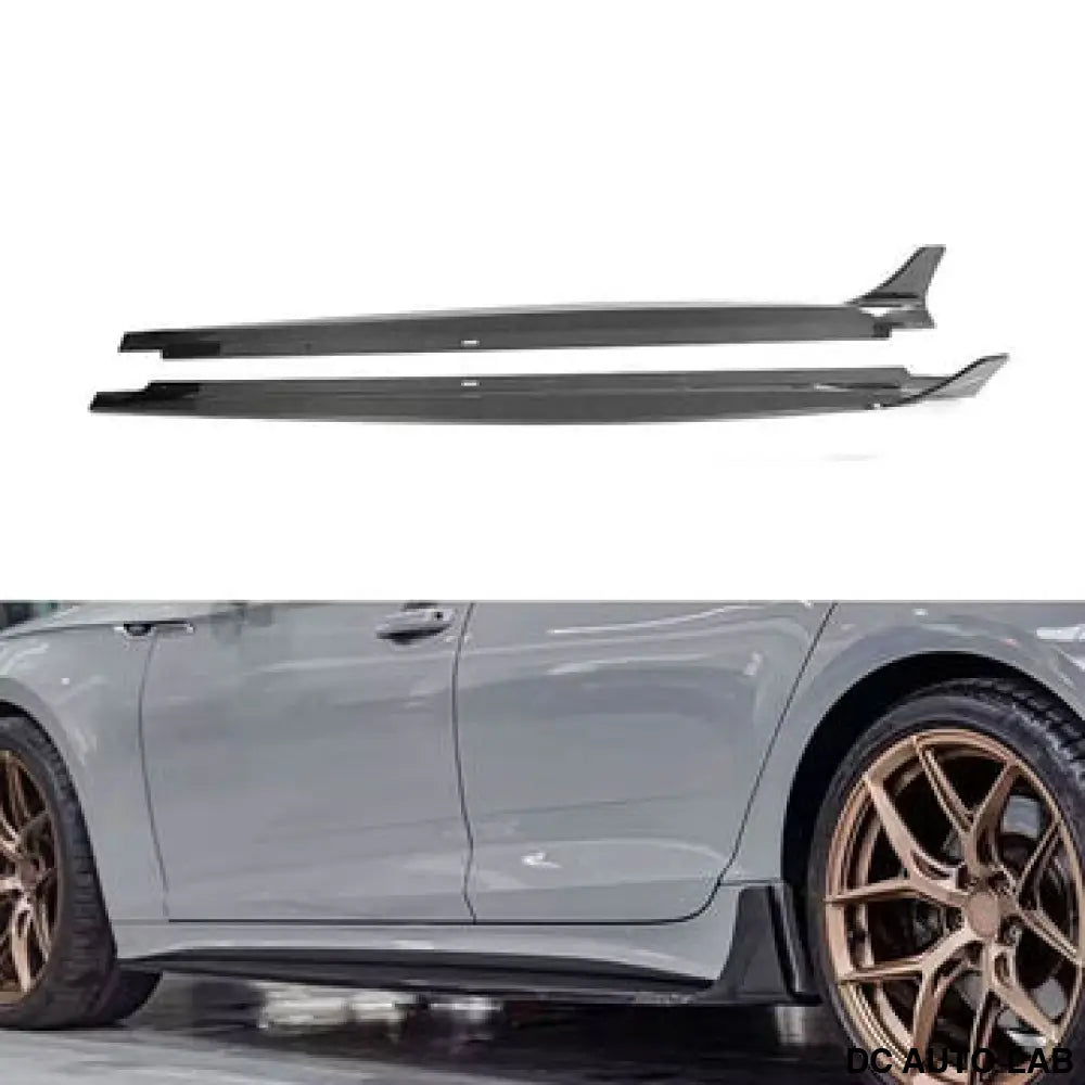 2020+ Audi A5/S5 Carbon Fiber Side Skirts | B9.5 A5/S5 - Auto Parts