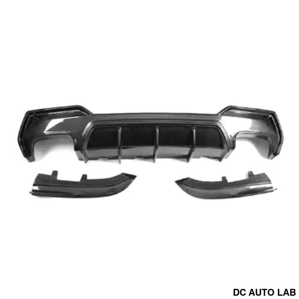 2021+ BMW 4-Series Carbon Fiber 3D Style 3 Piece Rear Diffuser | G22/G23 - Auto Parts