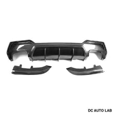 Load image into Gallery viewer, 2021+ BMW 4-Series Carbon Fiber 3D Style 3 Piece Rear Diffuser | G22/G23 - Auto Parts