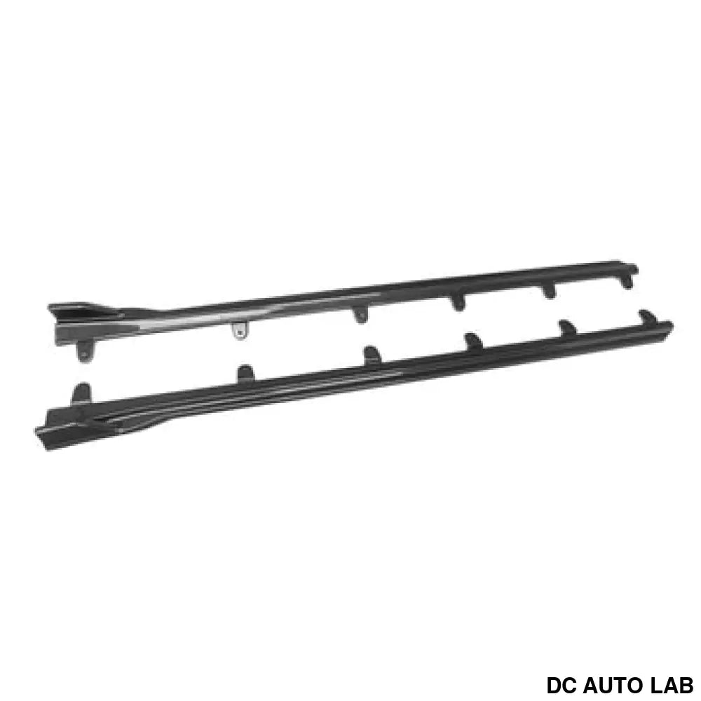 2021+ BMW 4-Series Carbon Fiber V Style Side Skirts | G22/G23 - Auto Parts