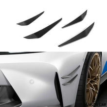 Load image into Gallery viewer, 2021+ BMW M3/M4 Carbon Fiber M Performance Style Front Bumper Canards | G80/G82/G83 - Auto Parts