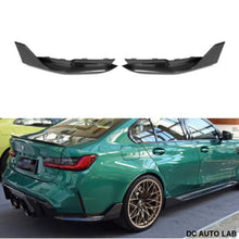 Load image into Gallery viewer, 2021+ BMW M3/M4 Carbon Fiber M Performance Style Rear Bumper Splitters | G80/G82/G83 - Auto Parts