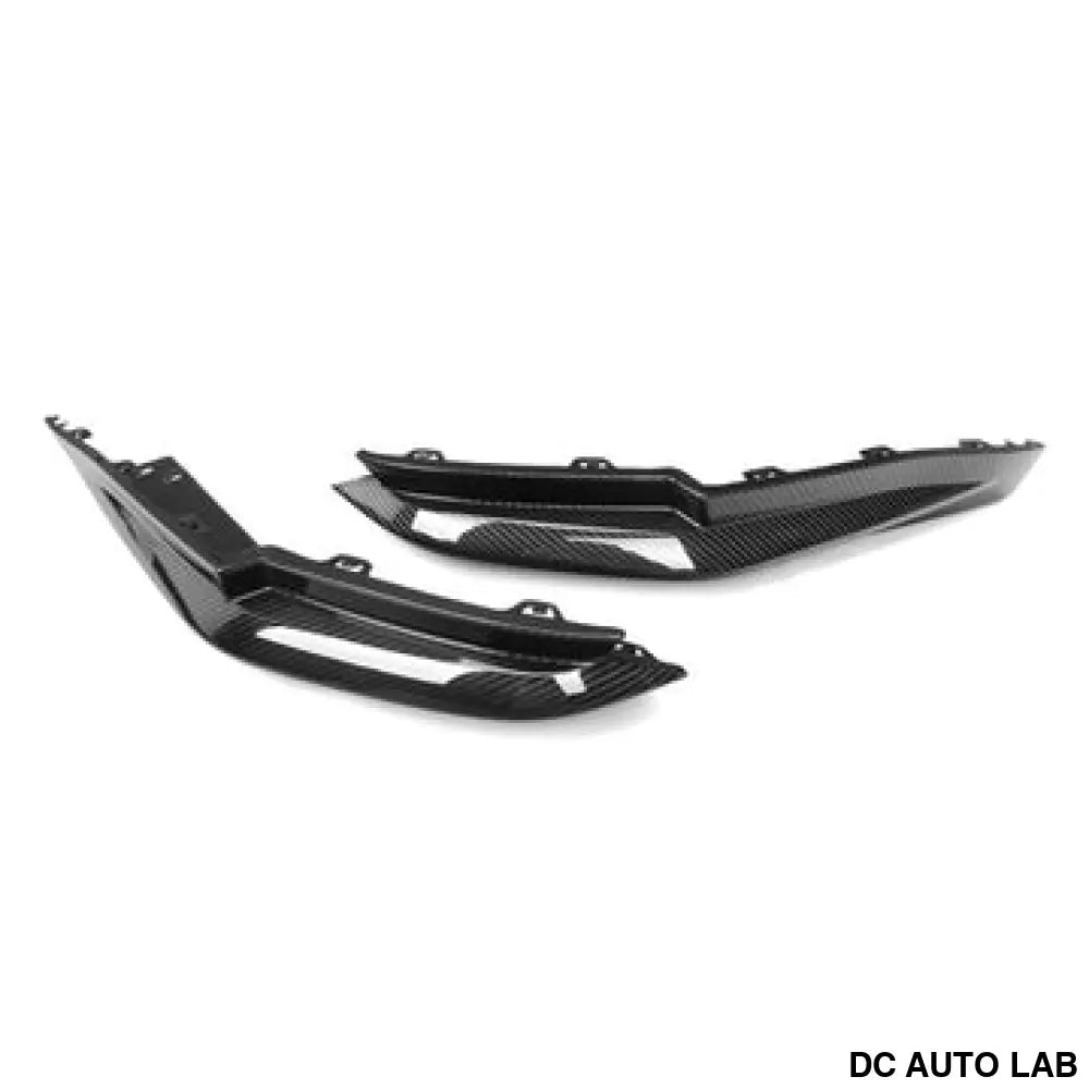2021+ BMW M3/M4 Carbon Fiber OEM Style Rear Bumper Splitters | G80/G82/G83 - Auto Parts