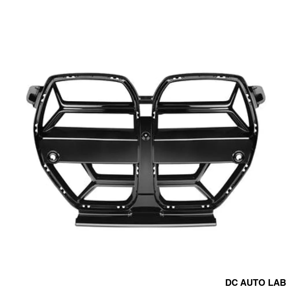 2021+ BMW M3/M4 CSL Style Gloss Black Kidney Grilles | G80/G82/G83 - Auto Parts