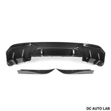 Load image into Gallery viewer, 2022+ BMW i4 Carbon Fiber X Style 3 Piece Rear Diffuser | G26 - Auto Parts