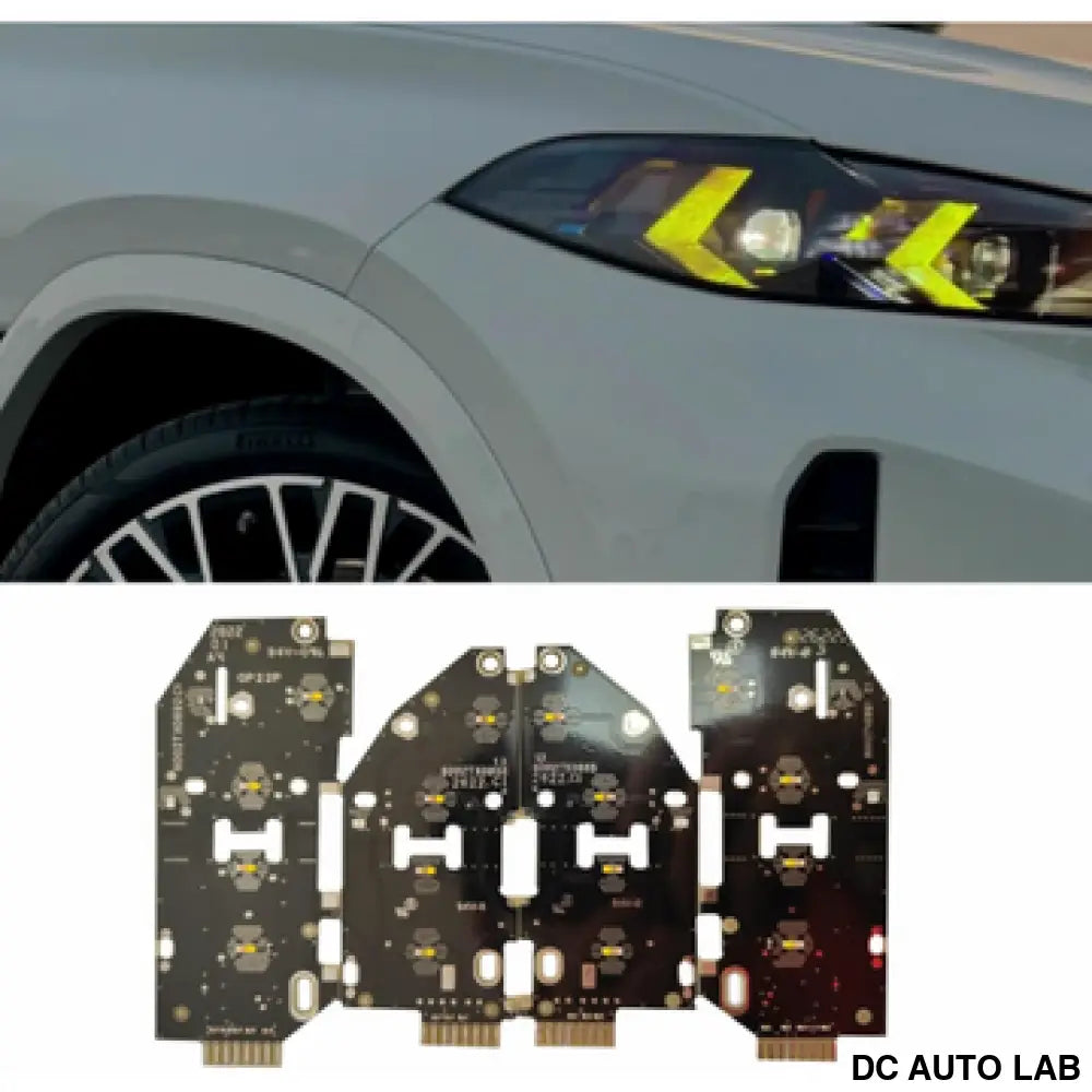 2024+ BMW X5/X6/X5M/X6M CSL Style Headlights Yellow DRL Modules | G05/G06/F95/F96 - Auto Parts