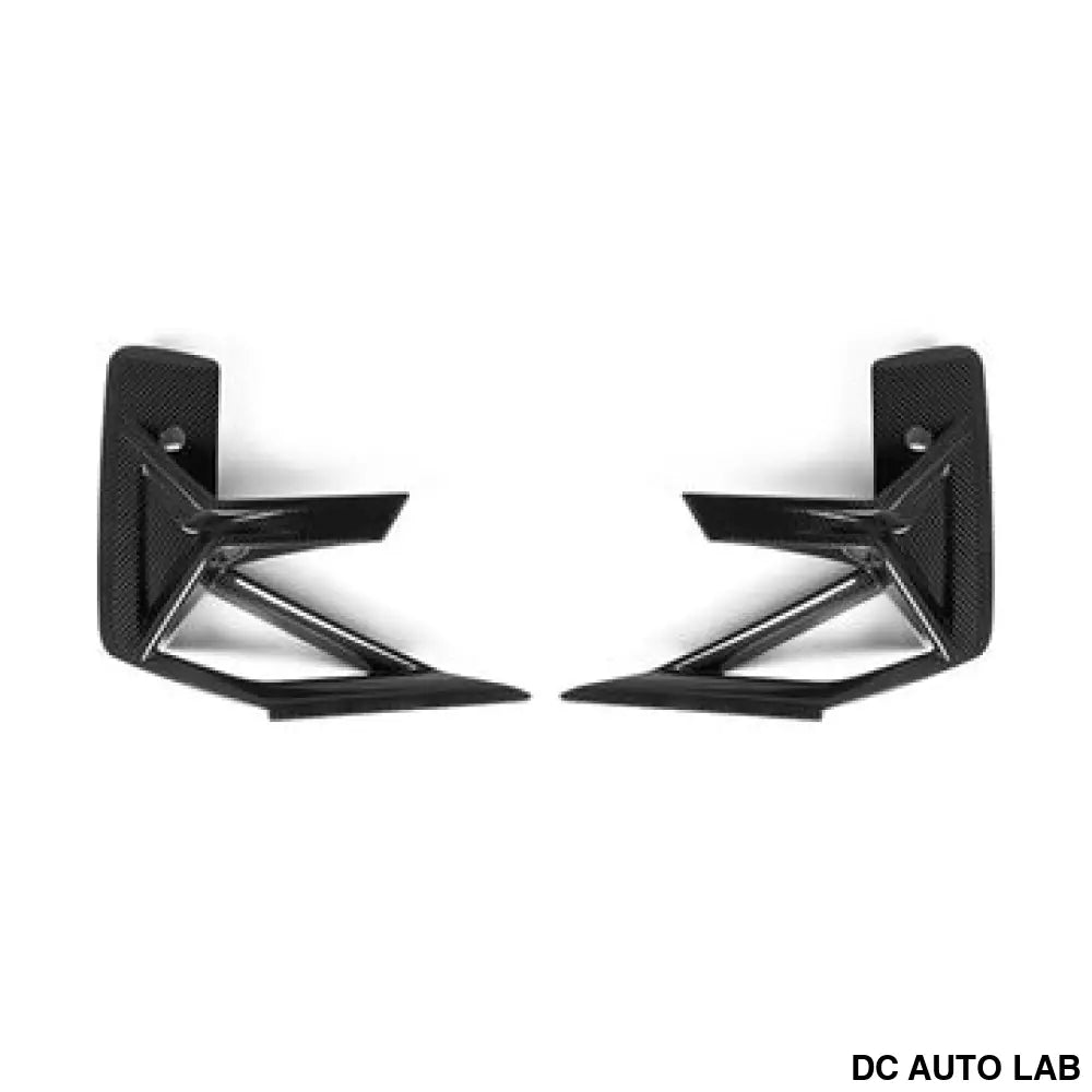 22-2024 BMW X3M Carbon Fiber Front Bumper Side Inserts | F97 LCI - Auto Parts