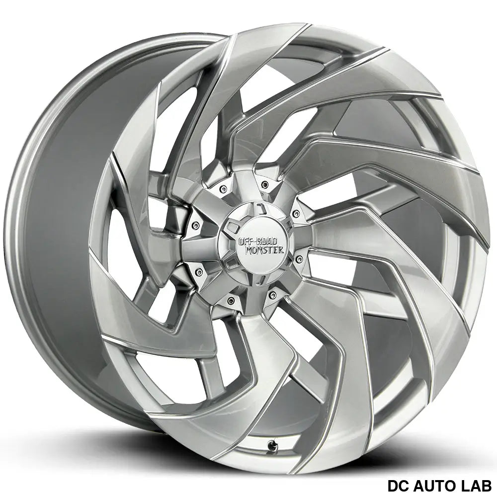 M24 Brushed Face Silver - Automotive Wheel